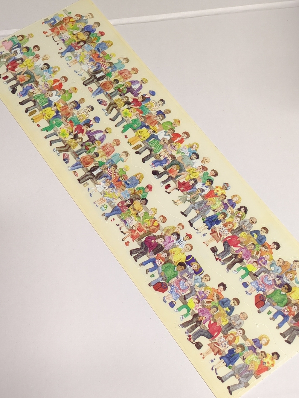 ☀️VTG Sandylion Spectators Horizon Sticker Border Strip Retro 90s